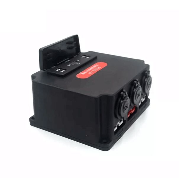 Camping12V 24V Mini Power Box Control Box with 4 USB +1 Type C Port ...