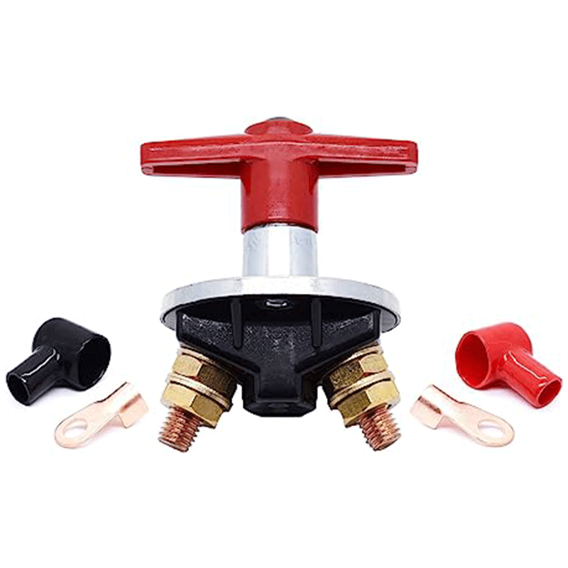 High Current 300A Battery Disconnect Isolator Cut OFF Switch Power Kill Battery Switch for Car Marine Boat RV ATV Vehicles