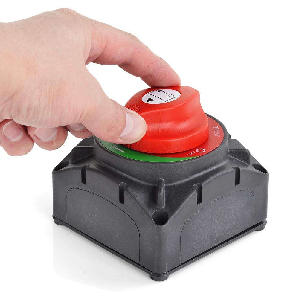 600A Continuous Battery Kill Disconnect Master Power Cutoff Isolator Switch 12V-48V High Current