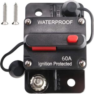 60Amp Circuit Breaker for Boat Trolling Motor Marine Inline Fuse